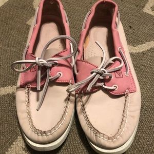Women’s sperry topsides pink 7.5